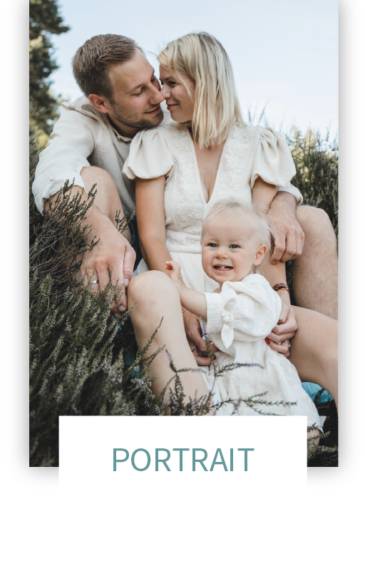 Portraitfotografie einer jungen Familie der Fotografin Theresa Schawohl